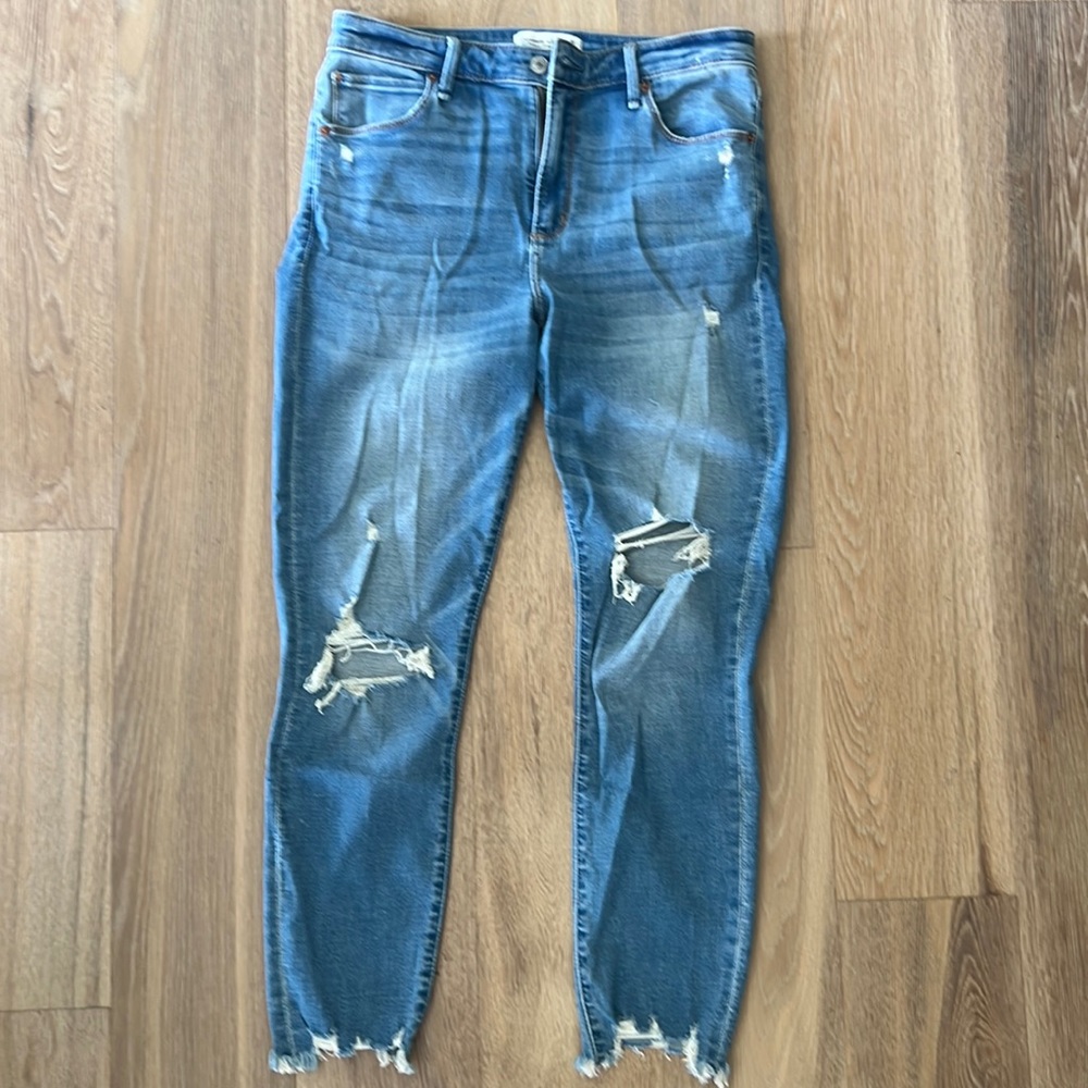 Abercrombie & Fitch High Rise Super Skinny Ankle 30/10R